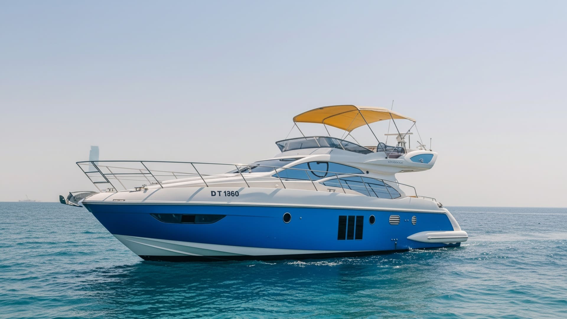 Vnější pohled na luxusní jachtu Sapphire Star 48 ft
