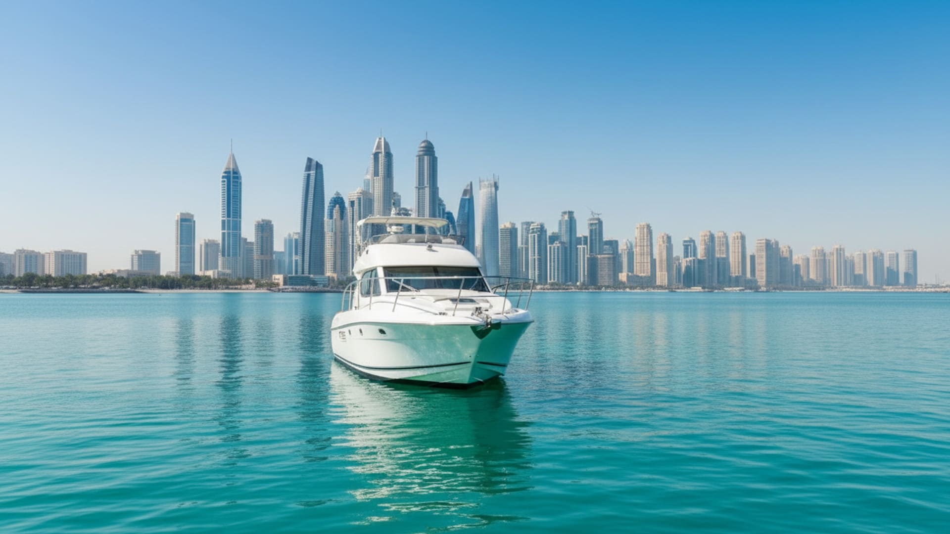 Sapphire Lady 32 ft yacht's spacious deck and comfortable seating