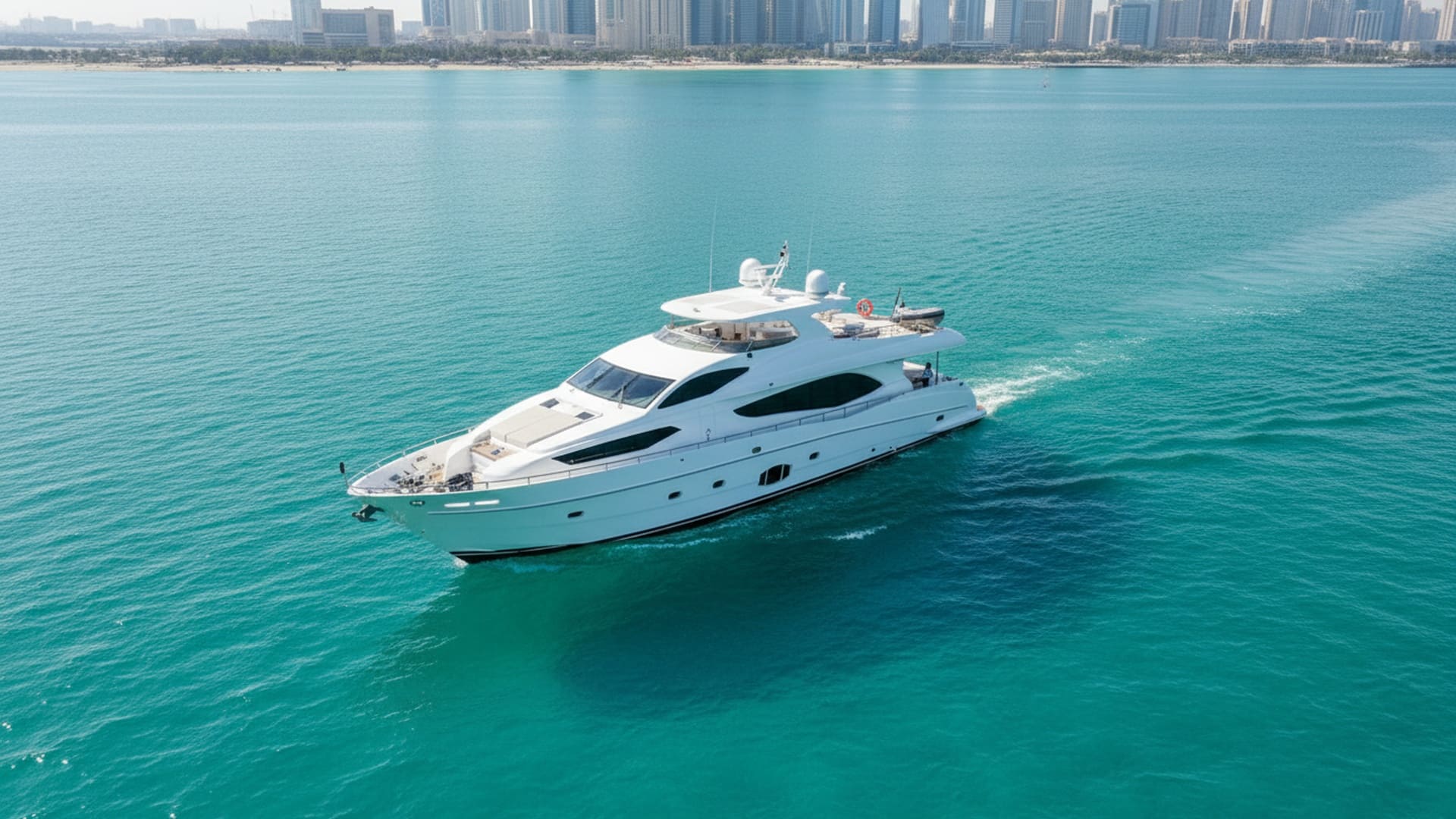 Diamond Storm 101 ft Luftaufnahme in Dubai Marina