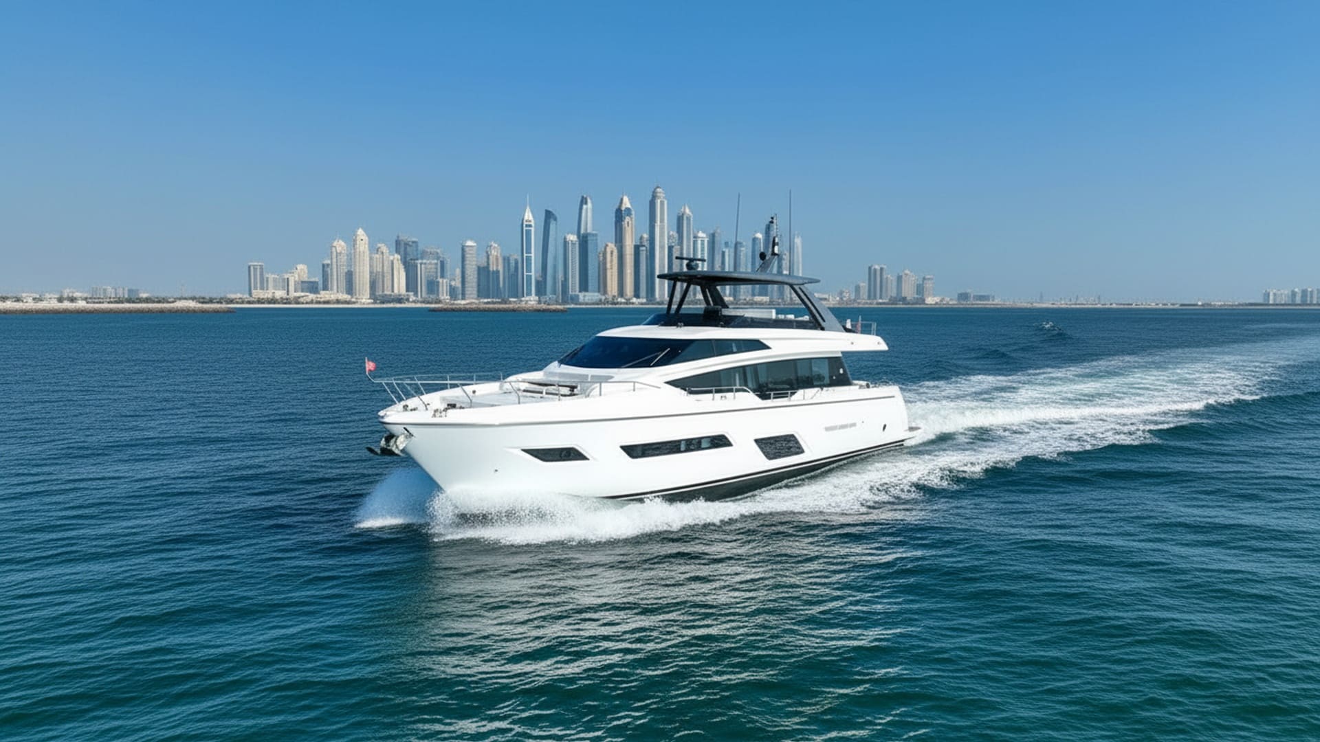 Ponte e area salotto dello yacht Majestic Navigator 78 ft