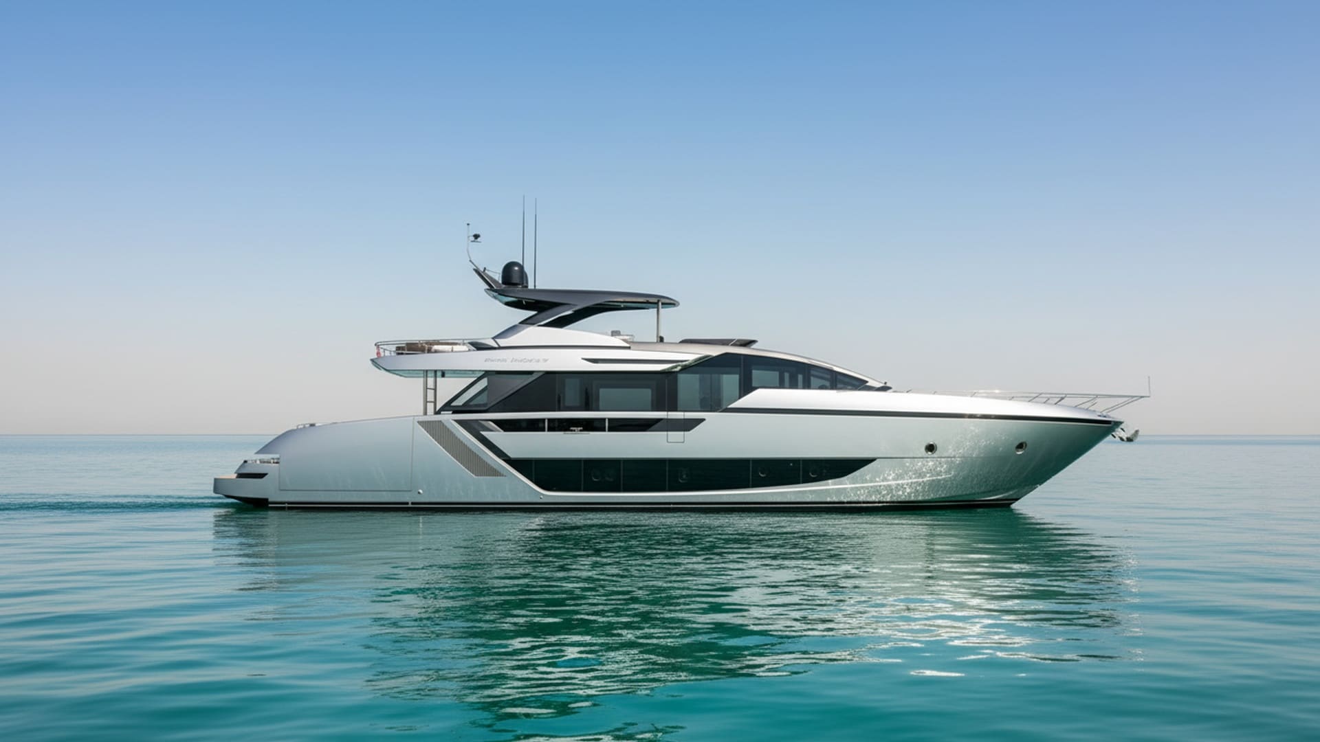 Oszałamiający profil zewnętrzny jachtu Sapphire Fortune 82 ft