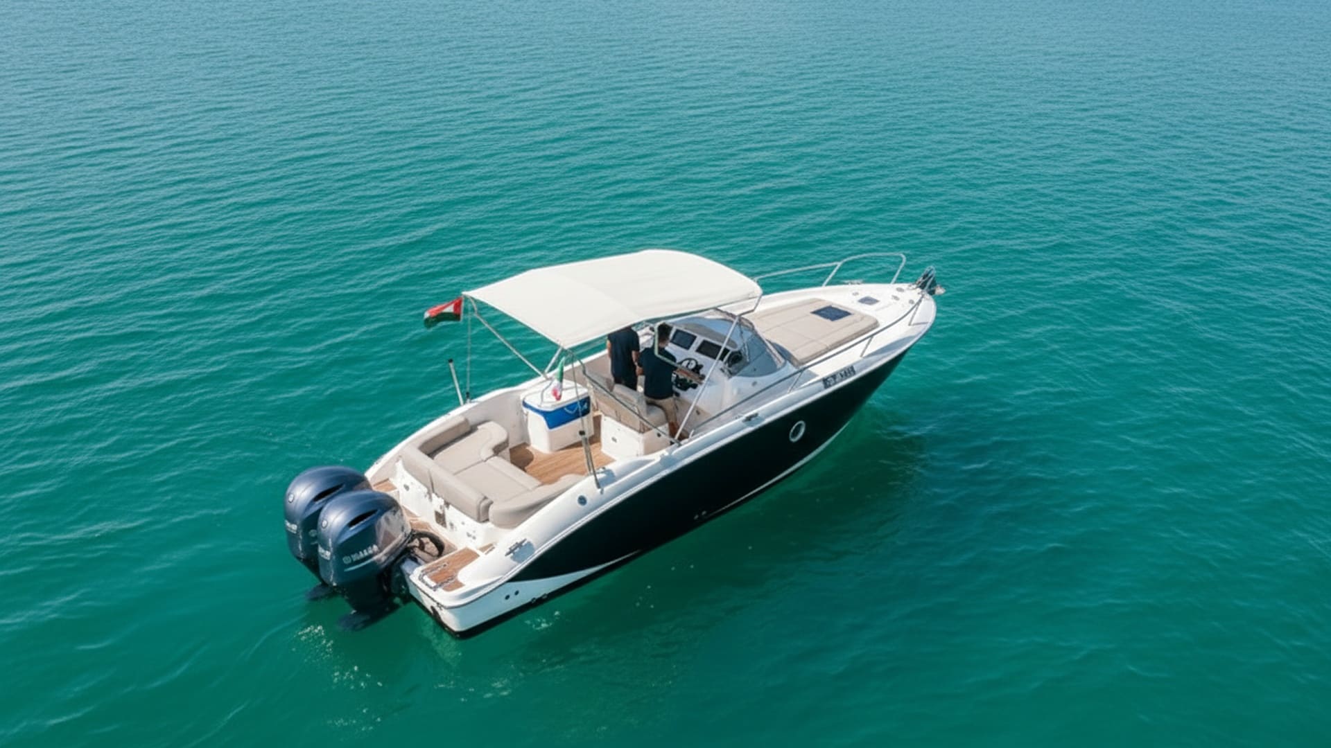 Vue aérienne du Paradise Knight 27 ft à Dubai Marina
